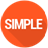 Simple Deep Orange icon
