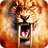 Furious tiger icon