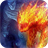 Fire beast and mummy icon