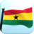 Ghana Flag 3D Free icon