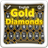 GO Keyboard Gold Diamonds icon