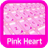 GO Keyboard Pink Heart icon