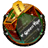 Green fire icon