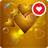 Gold Love Live Wallpaper icon