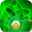 Green Neon Wall & Lock icon
