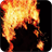 Head on fire icon