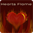 Hearts Flame Keyboard icon