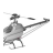 Helicopter crash icon