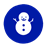 Waterdrop of snowman live Wall paper icon
