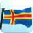 Åland Islands Flag 3D Free icon