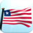 Liberia Flag 3D Free icon
