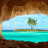 Island With Palm Tree Live Wallpaper icon