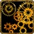Mechanical Gear Clock Live Wallpaper icon