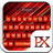 Neon Red Keyboard Theme APK Download