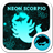Neon Scorpio Keyboard icon