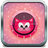 Pink Cat Clock icon