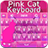 GO Keyboard Pink Cat Theme version 2.8