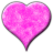 Pink Heart Battery icon