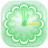 Neon Flowers Clock icon