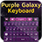 Descargar GO Keyboard Purple Galaxy Theme