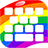 Rainbow Keyboard Theme version 1.0