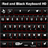 Red and Black Keyboard HD Theme 1.5