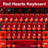 Descargar Red Hearts Keyboard Theme