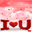 Red Hearts Rose LWP icon