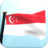 Singapore Flag 3D Free icon