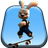 Skateboarder Bunny Live Wallpaper icon