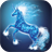 Sparkling unicorn icon