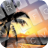 Sunset Beach Keyboard Theme icon