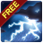 Thunder clouds icon