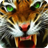 Violent tiger icon