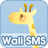Wali SMS Theme:the Giraffe's Birthday icon