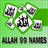 Allah 99 Names version 1.0