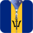 Barbados flag zipper Lock Screen 1.0