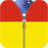 Bolivia flag zipper Lock Screen icon