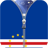 Cape Verde flag zipper Lock Screen icon
