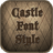 Castle Font Style icon