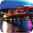 City bridge. Live wallpapers icon