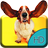 Dog in car Live Wallpaper icon