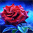 Foggy Red Rose LWP icon