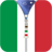 Italy flag zipper Lock Screen icon