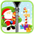 Santa Claus Zipper Lock Screen icon
