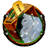 Shimmery clouds icon