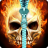 Skull lock screen icon