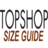 Size guide for TOPSHOP icon