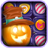 Halloween candy block puzzle icon