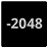 Negative 2048 icon